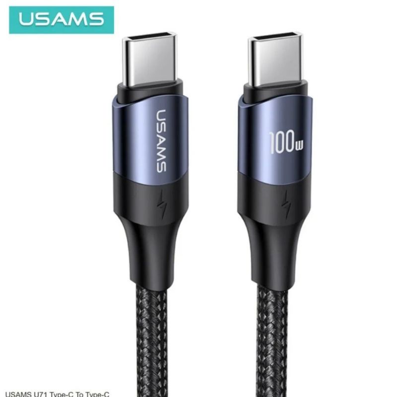 USAMS U71 Kabel Data Fast Charging Type C to Type C PD 100W