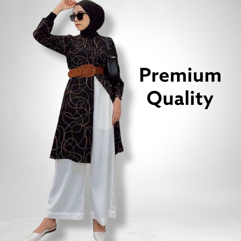 celana kulot wanita kekinian ala korea highwaist original hw thirty three linen airflow