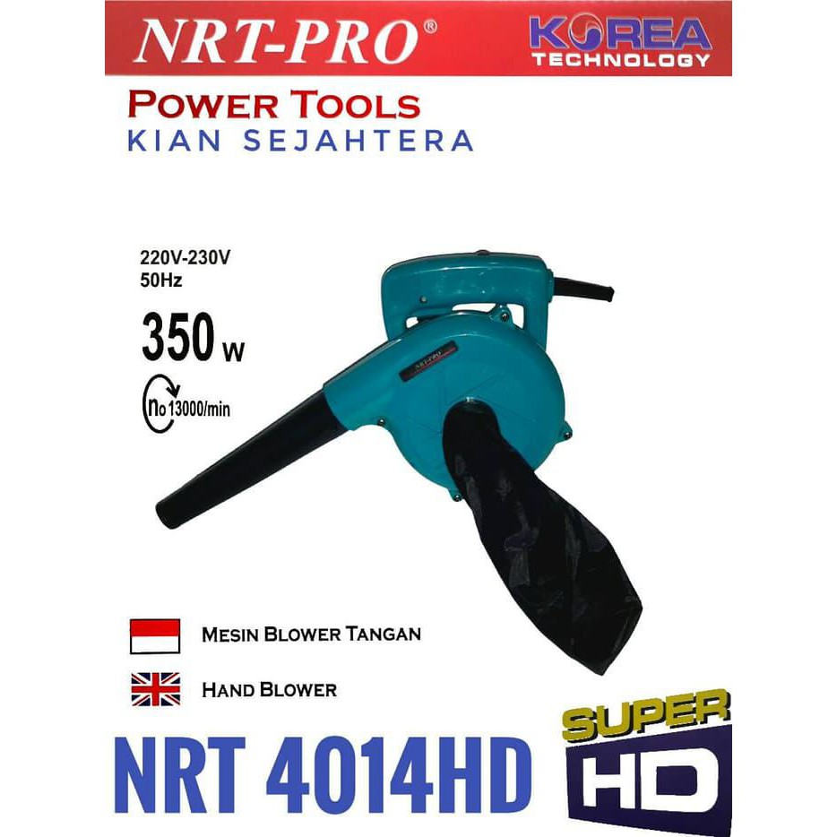 Terhits Hand Blower Nrt 4014 Hd / Mesin Blower Tangan, Blower Angin Terheboh