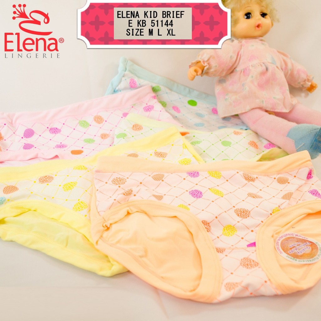 CD Celana Dalam Segitiga Anak Cewek Perempuan Super Soft ELENA 51161, 51152, 51153, 51144, 51145 -47