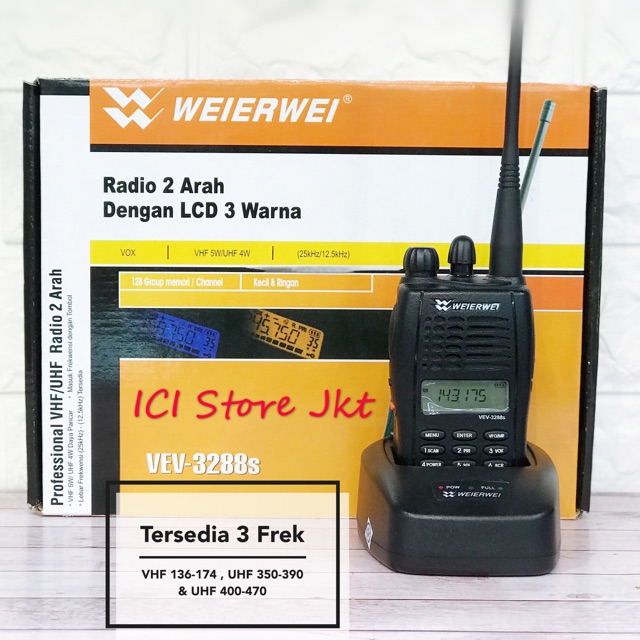 Radio HT Weierwei VEV3288 / Original / Garansi resmi