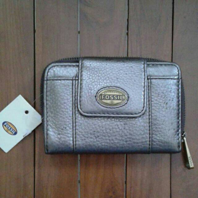 Fossil Explorer Silver Medium Wallet