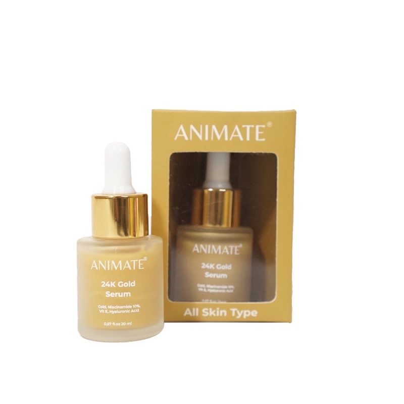 Animate Gold serum 24k /serum gold 24k 20ml-anti aging