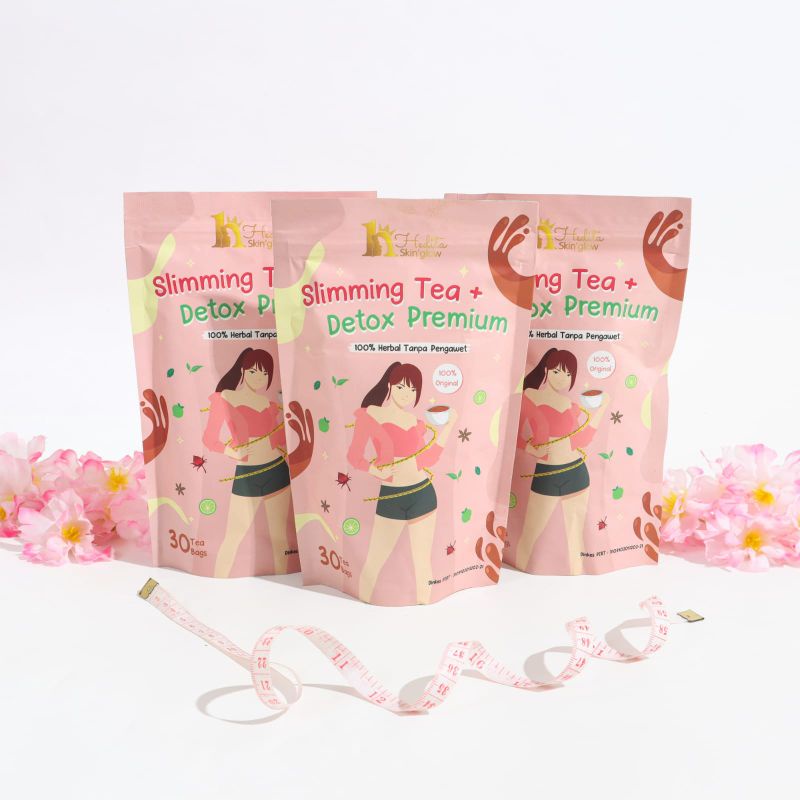 HEDITA SLIM BEAUTY SLIMMING TEA+DETOX AMPUH PREMIUM BY HEDITA SKIN'GLOW