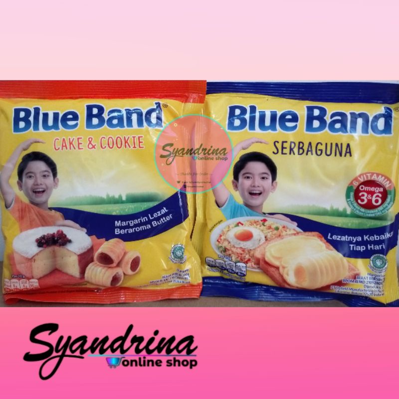 

BLUEBAND SACHET 200GR / MARGARIN BLUEBAND 200GR/ BLUEBAND SERBAGUNA/ BLUEBAND CAKE&COOCKIES 200GR