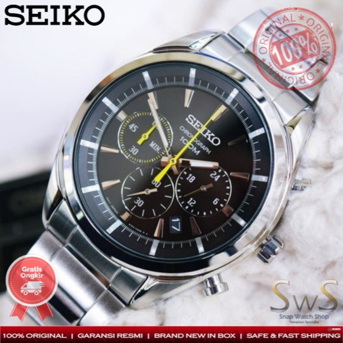 Jam Tangan Pria Seiko Chronograph SSB087 P1 Seiko SSB087P1 Original