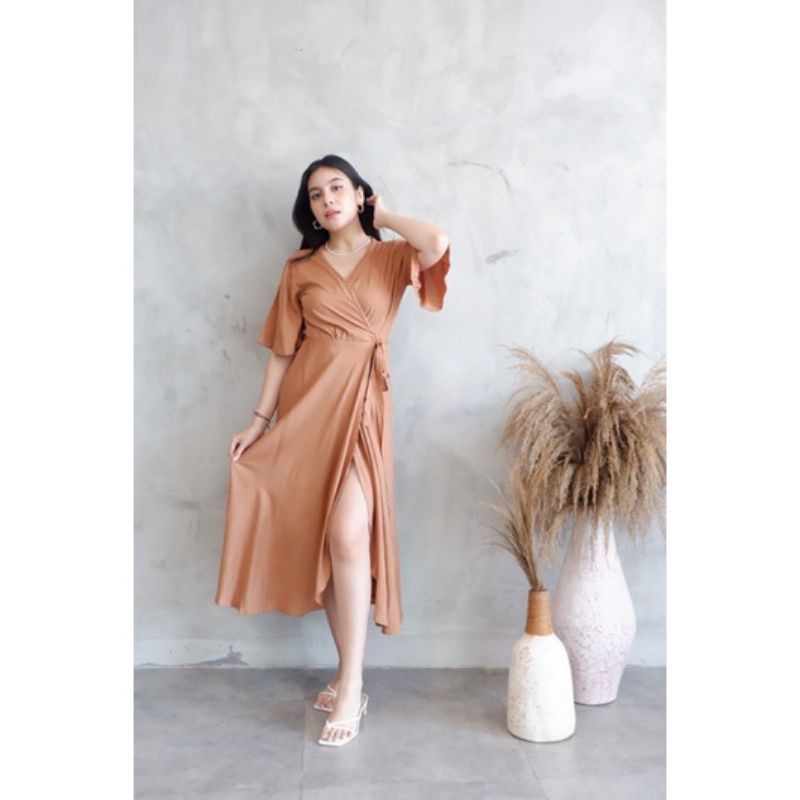 DRESS KIMONO JUMBO SABRINA/DRESS WANITA KEKINIAN/#