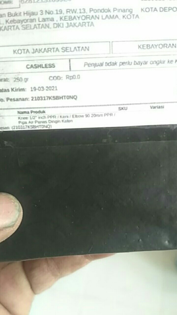 Knee 1/2 Inch Ppr / Keni / Elbow 90 20mm Ppr / Pipa Air Panas Dingin Kelen