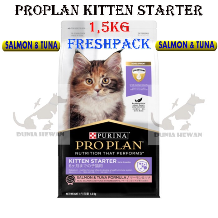 PROPLAN / PRO PLAN KITTEN STARTER (Salmon &amp; Tuna) &amp; KITTEN CHICKEN 1.5kg 1.5 KG 1,5 KG 1,5KG