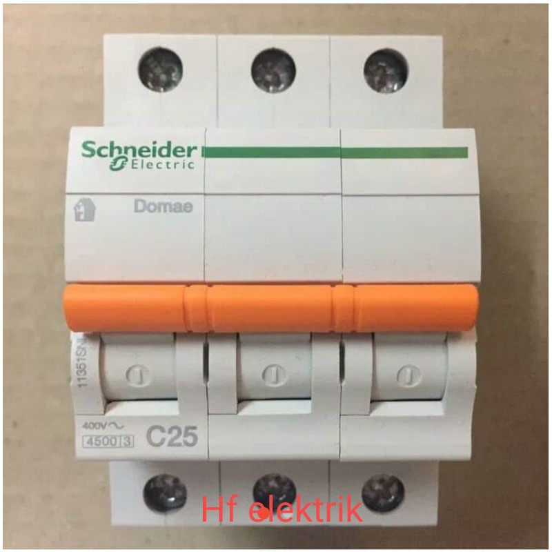 MCB SCHNEIDER 3 PHASE 25A