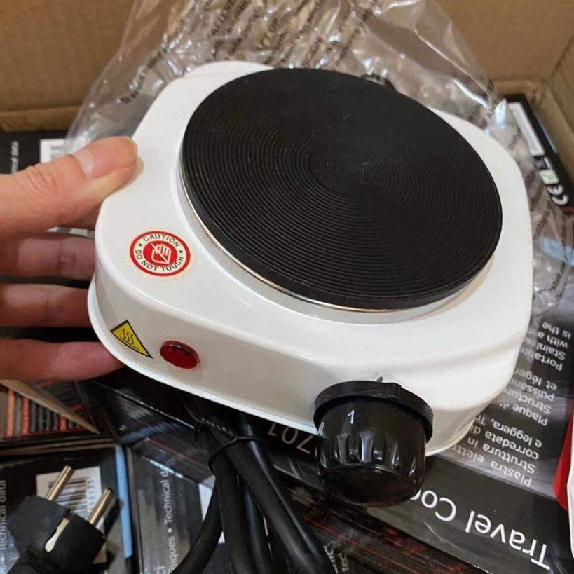 Kompor Listrik Mini 500W Kompor Masak Elektrik Portable Travel Camping