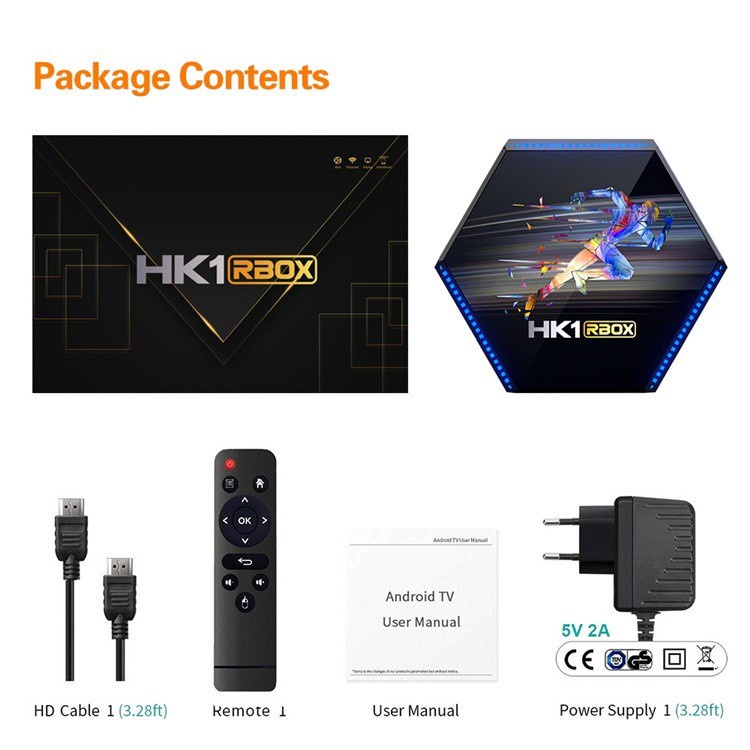 429 HK1 RBOX R2 - Android 11 Smart TV Box 8K Display - RAM 4GB ROM 32GB