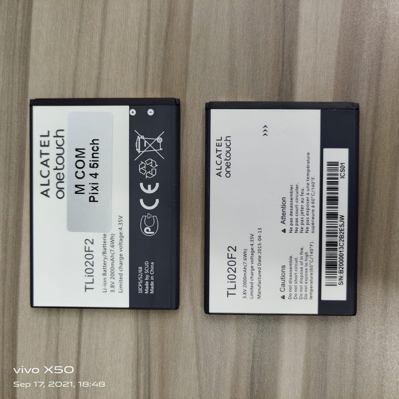 Battery Batere Batre Baterai Mcom Alcatel Onetouch Pop C7 Pixi 4 5 inch TLi020F2 TLi020F1 TLi020F7