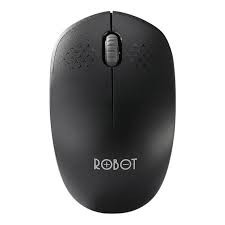 MOUSE WIRELESS ROBOT M210 2.4G - Hitam