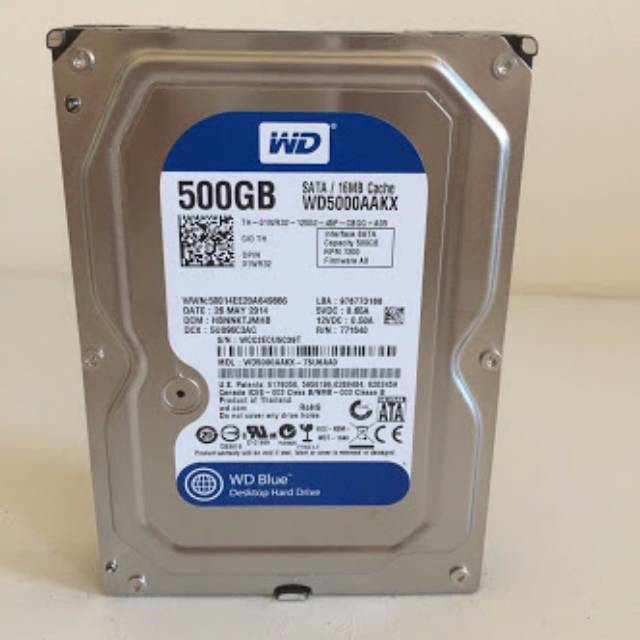 HARDISK INTERNAL PC 3,5" WD 500GB