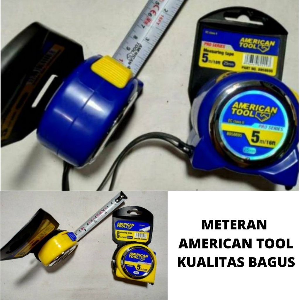 METERAN AMERICAN TOOL ORIGINAL/ METERAN  MEASURING TAPE / METERAN BAGUS TEBAL