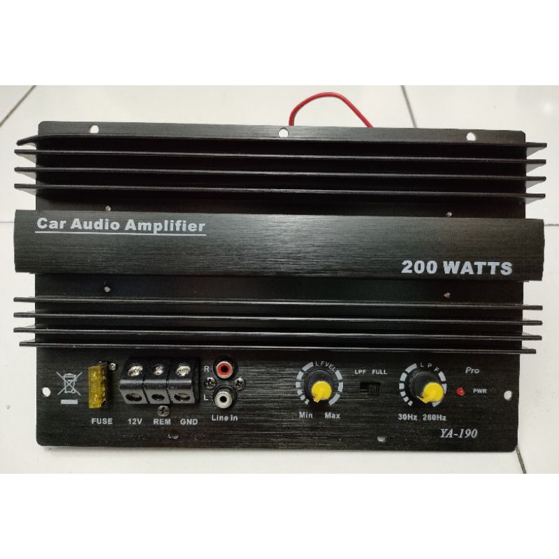 kit bastube aktive ya-190 power amplifier monoblock 200 watts