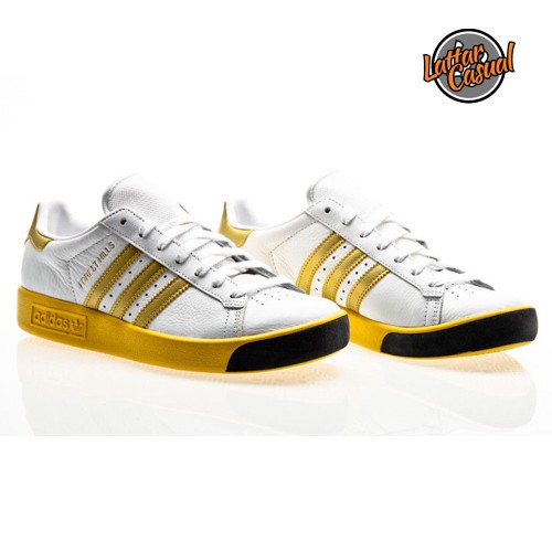 adidas forest hills white blue
