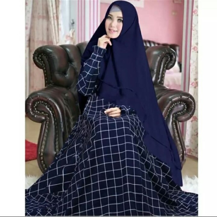 Gaya Baju Gamis Sar,I Kotak Salur Terbatas