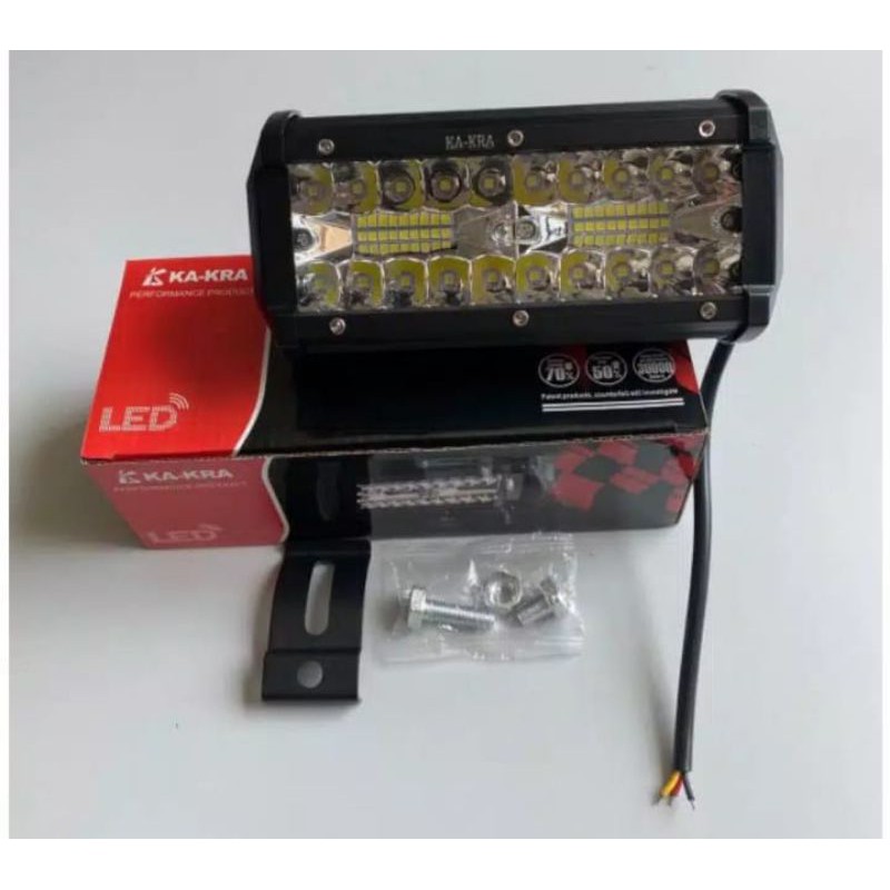 LAMPU LED LIGHT BAR CREE 120 WATT OFFROAD 12V 24V LAMPU TEMBAK