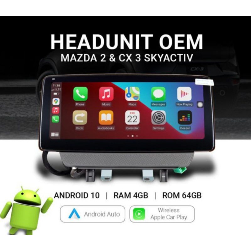 Headunit OEM Mazda 2/CX-3 Skyactiv