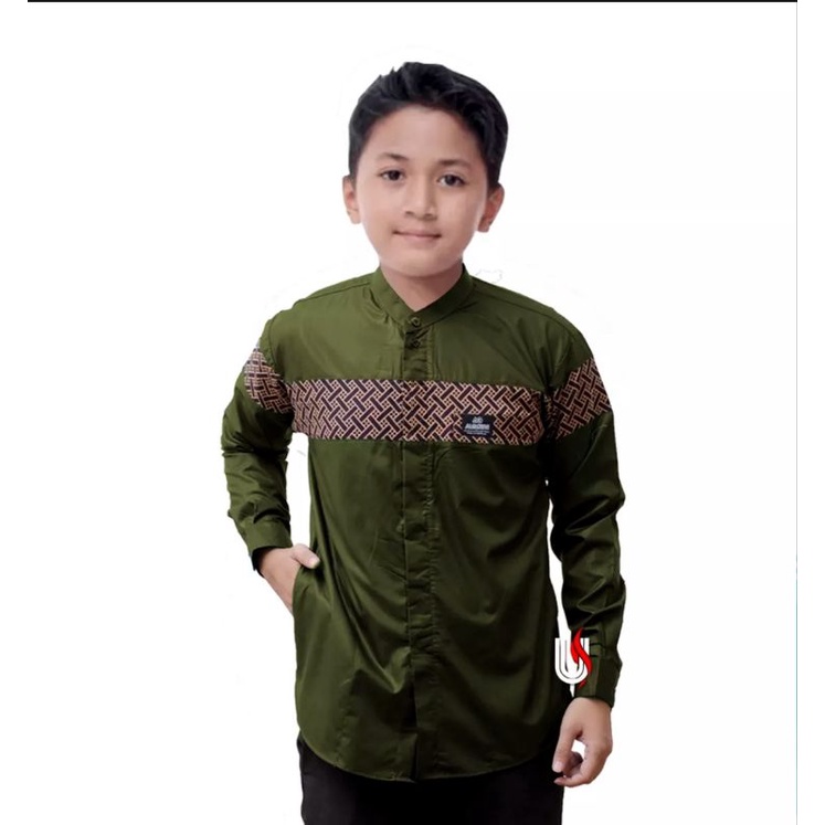 Baju Koko anak SD SMP / Koko anak motif terbaru Koko anak laki laki