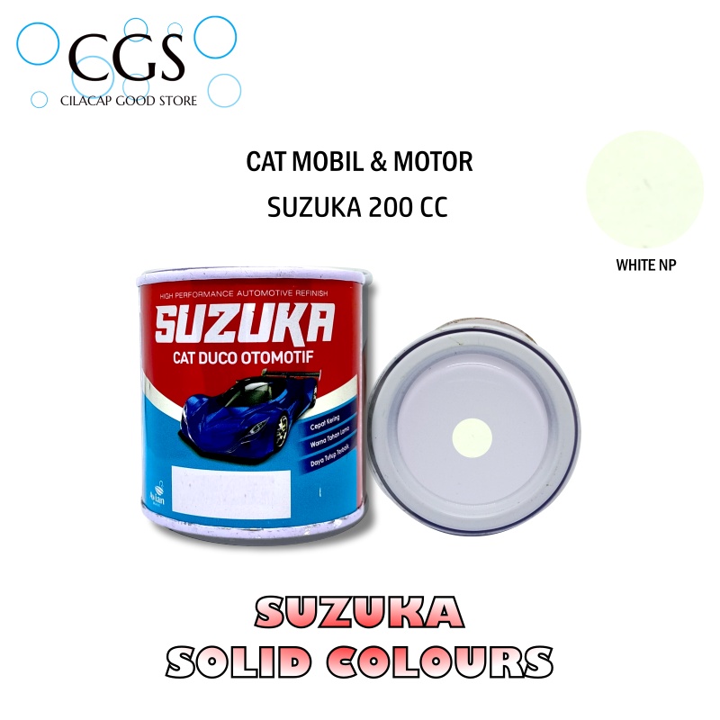 Cat Suzuka WHITE NP S472 200cc - cat motor putih - cat mobil putih - cat suzuka putih - suzuka s472 