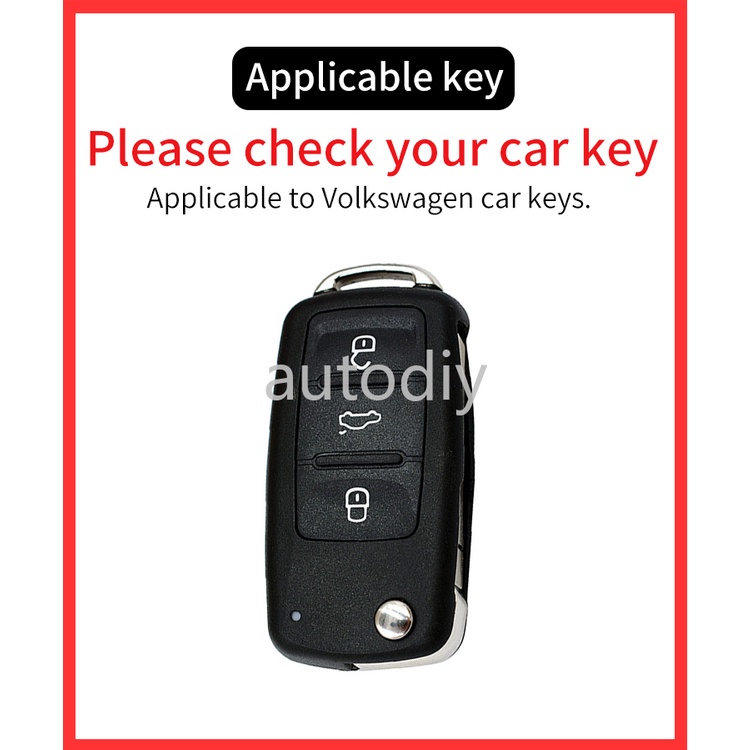 Casing Kunci Remote Mobil Bahan TPU Untuk VW Volkswagen Polo Tiguan Passat B5 B6 B7 Golf 4 5 6 MK6 Jetta Lavida