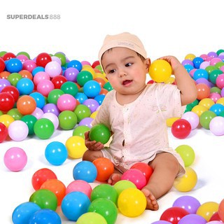 Mainan Bola Warna Warni Plastik 100 pcs Mandi Bola Mainan Untuk Bayi Mainan Edukasi Anak