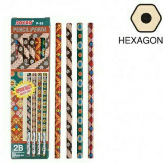 

Pensil 2B Joyko P-98 Motif Batik