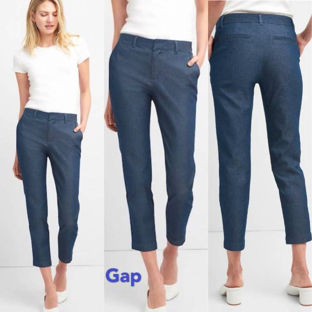 gap slim city crop