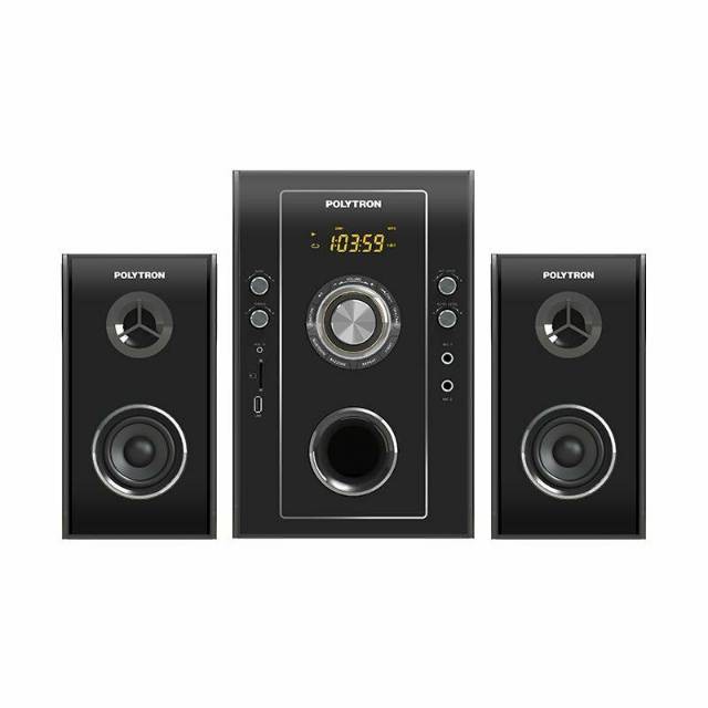 POLYTRON PMA 9503 BA / BLACK HITAM / MULTIMEDIA SPEAKER + USB / PMA9503BA