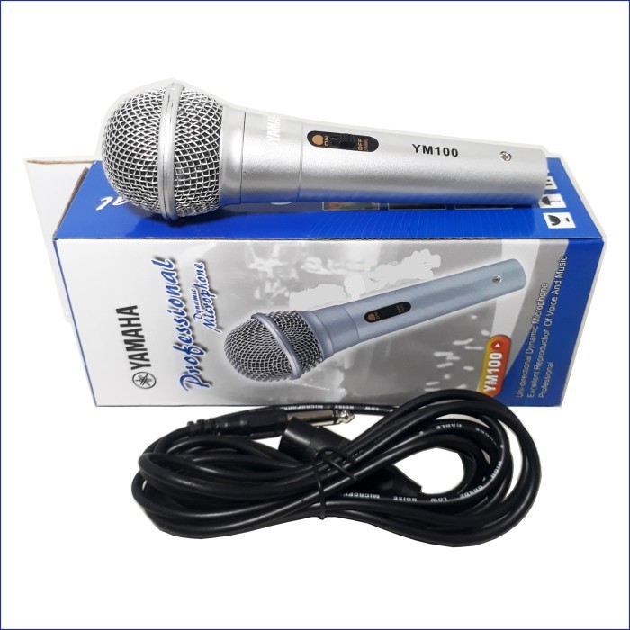 Mic Kabel YAMAHA YM 100 Mic Professional / Microphone Karaoke Yamaha