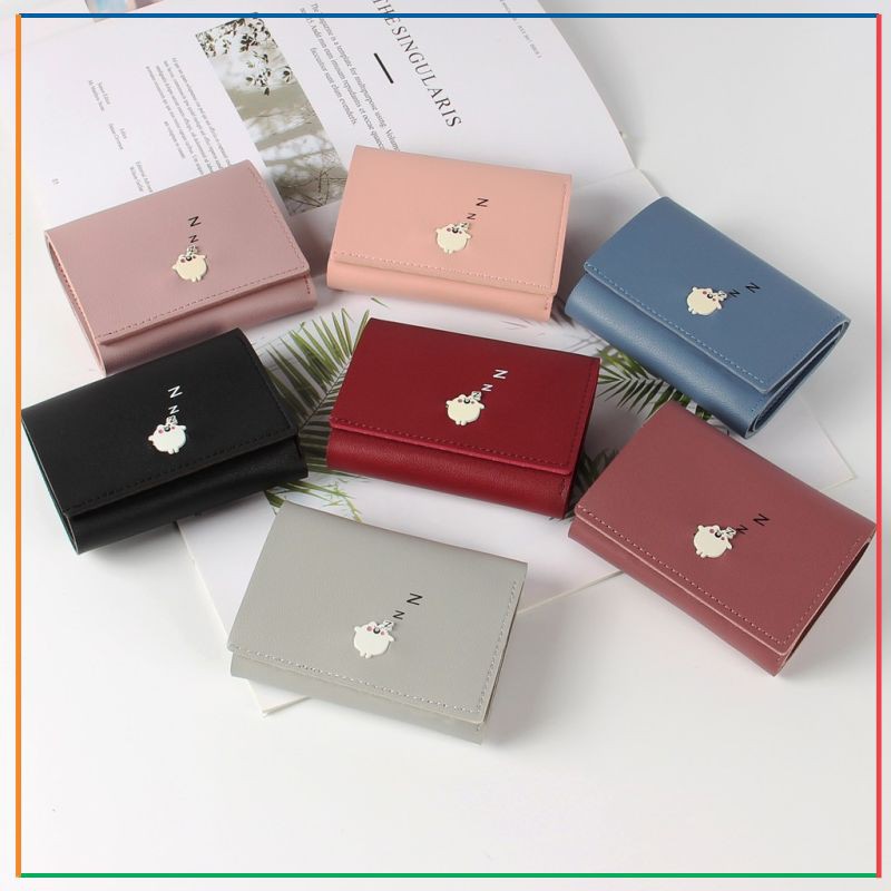 OMSB DOMPET WANITA 2677 DOMBA / DOMPET LIPAT MINI MOTIF / DOMPET IMPOR / DOMPET MURAH / DOMPET CEWEK