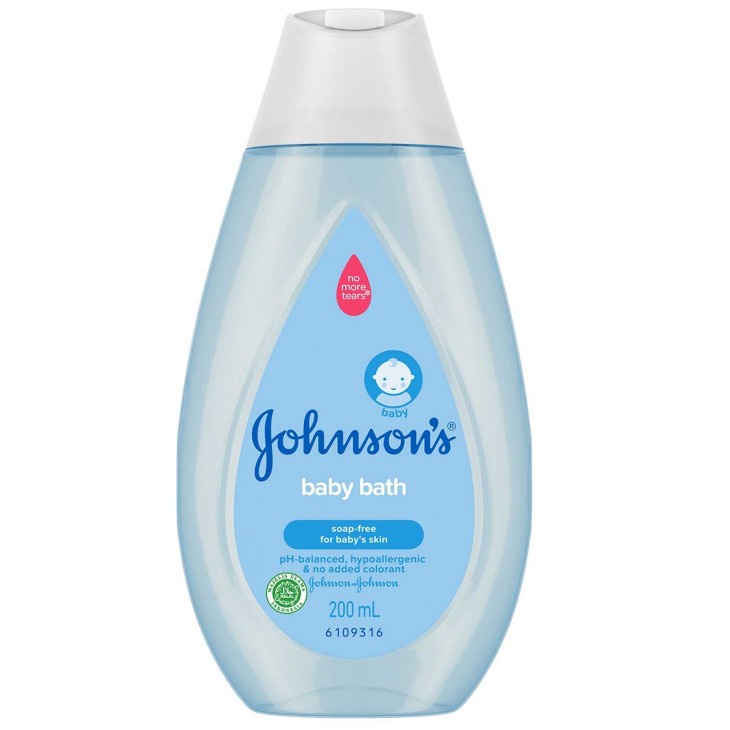 JOHNSONS BABY BATH BLUE 200ML