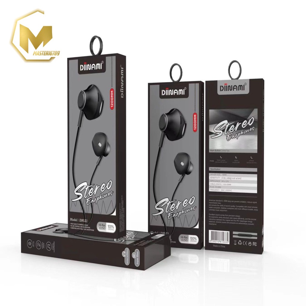 BM076 Headset earphone Hf macaron DIINAMI Z1 METAL super extra BASS for oppo Samsung vivo xiaomi MA2008