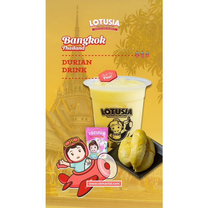 1 kg Lotusia Durian Drink Premix