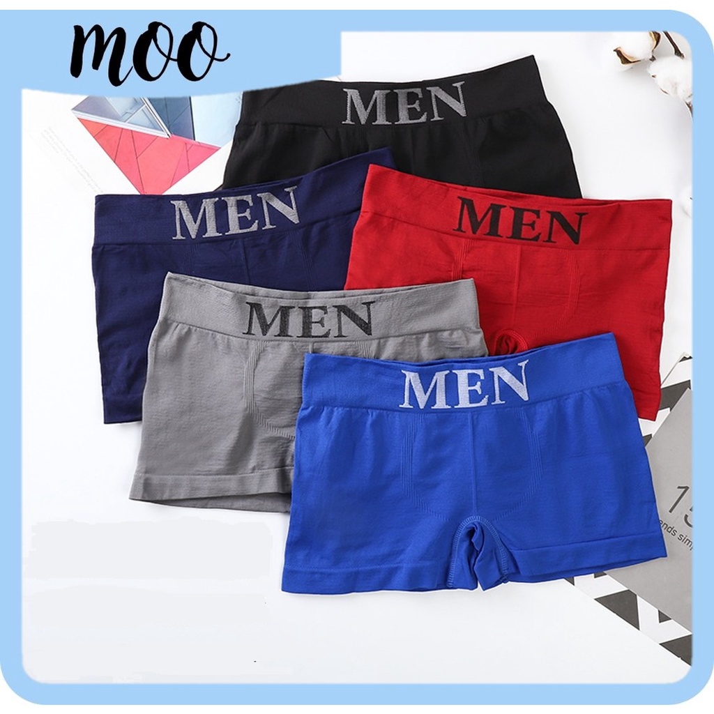 MOO C559 BOXER PRIA MEN COWOK LELAKI MOTIF DALEMAN CELANA DALAM MURAH IMPORT