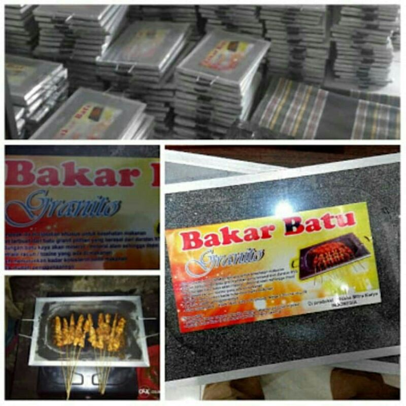 BATU BAKAR GRANITO ALAT Pemanggang SEHAT bakaran dari granit alami Pan