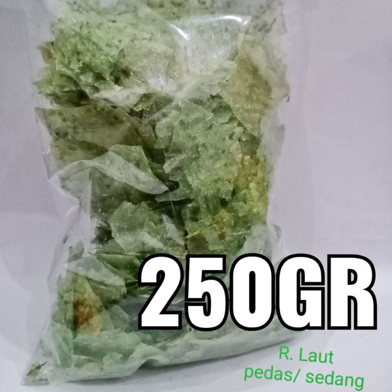

KERIPIK KACA R laut pedas 250gr