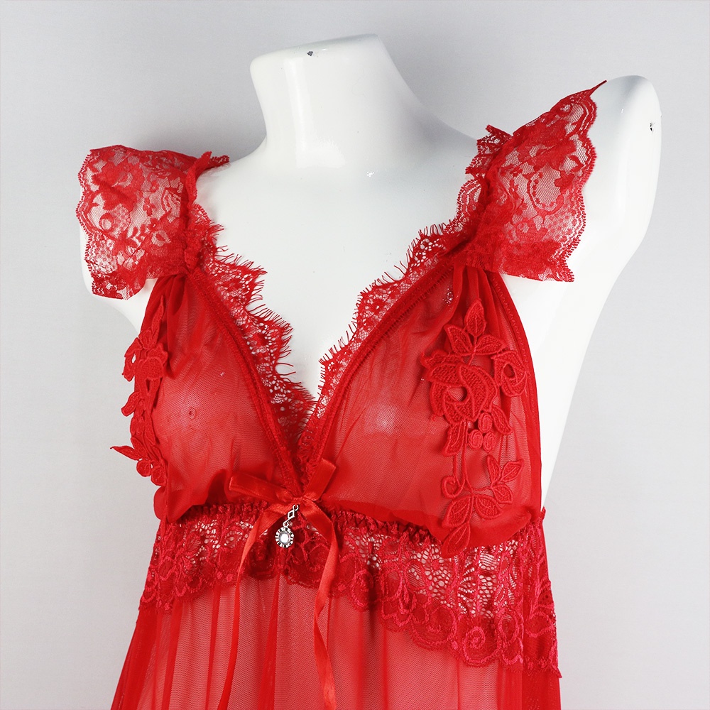 Scelta - Lingerie Dan Gstring Sexy Baju Tidur Transparan G-String Ld Ht 83048 thumbnail 2