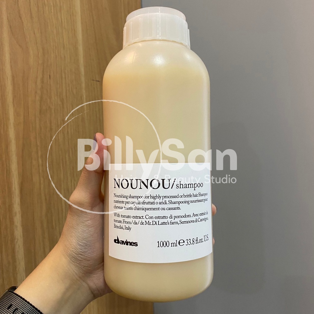 

Davines NOUNOU Shampoo 1000ml utk menutrisi rambut bleach, perm, rapuh