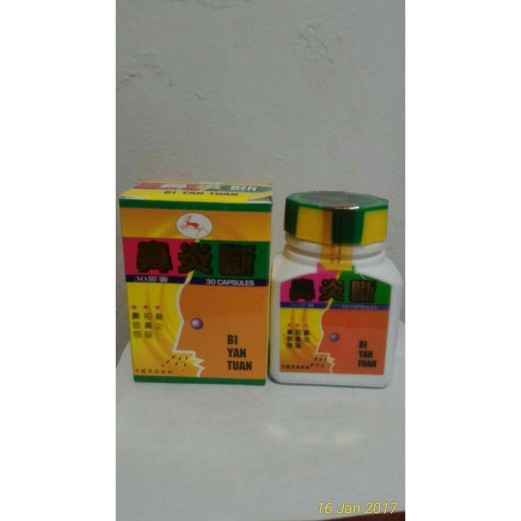 

HOTLIST BI YAN TUAN HERBAL obat pilek, flu, elergi