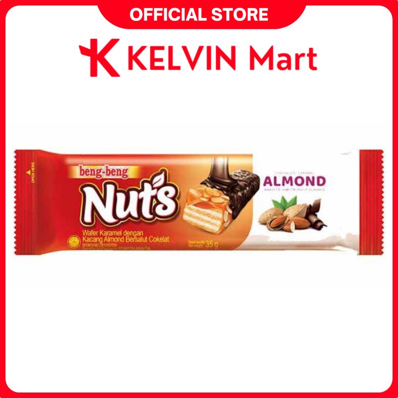 

Beng Beng Cokelat Nuts Almond Chocolate 35g | KELVIN Mart