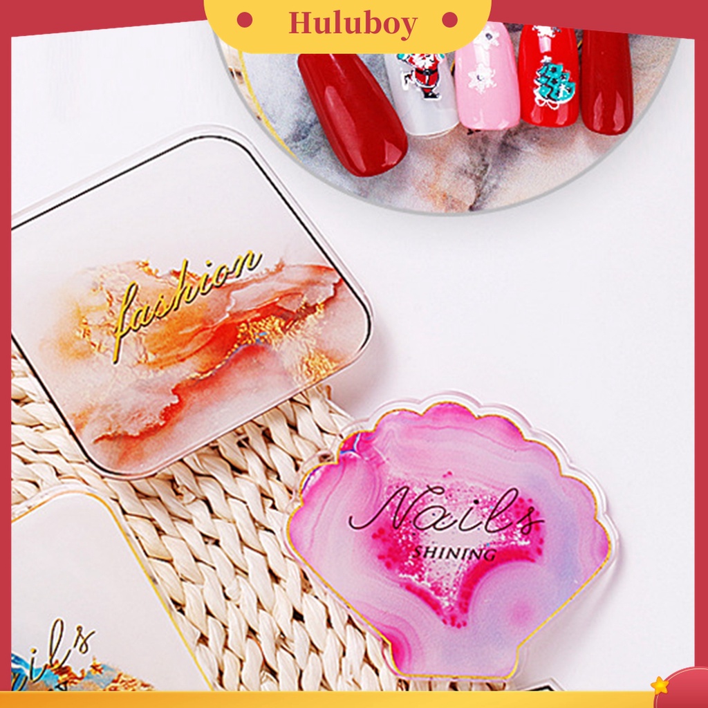 Huluboy Huluboy♡ Palet Display Warna Kuku Multifungsi Bahan Akrilik Untuk Nail Art