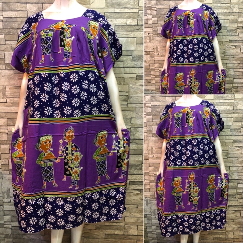 LD 150 BIG SIZE HENGKY SIKAK | DASTER HENGKY JUMBO | DASTER BATIK SUPER JUMBO | DASTER HENGKY SIKAK-4. Ungu