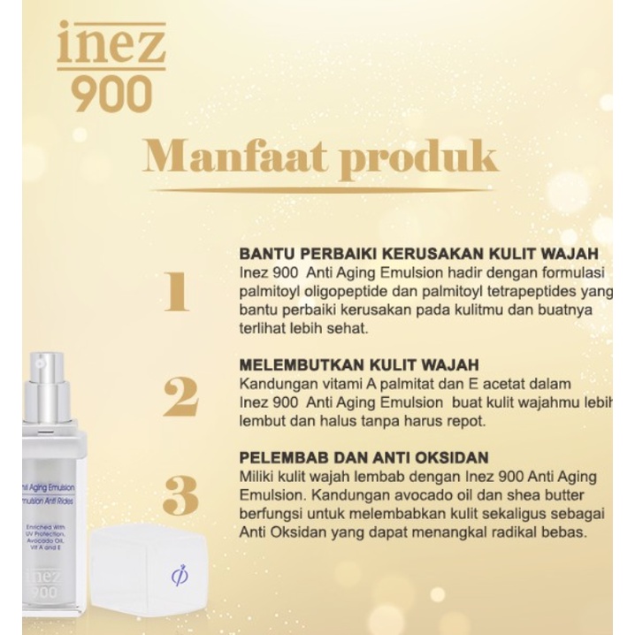 Inez 900 Anti Aging Emulsion 30 GR