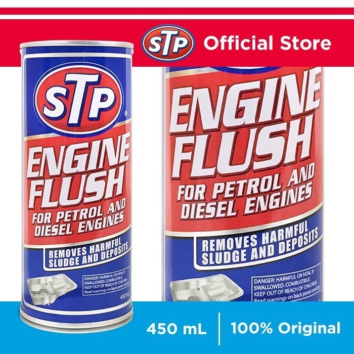 STP Engine Flush 450ml Pembersih untuk Ganti Oli Mobil Motor