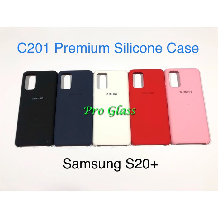 C201 Samsung S20 / S20+ / S20 ULTRA  Original Samsung Silicon Leather Case Silicone