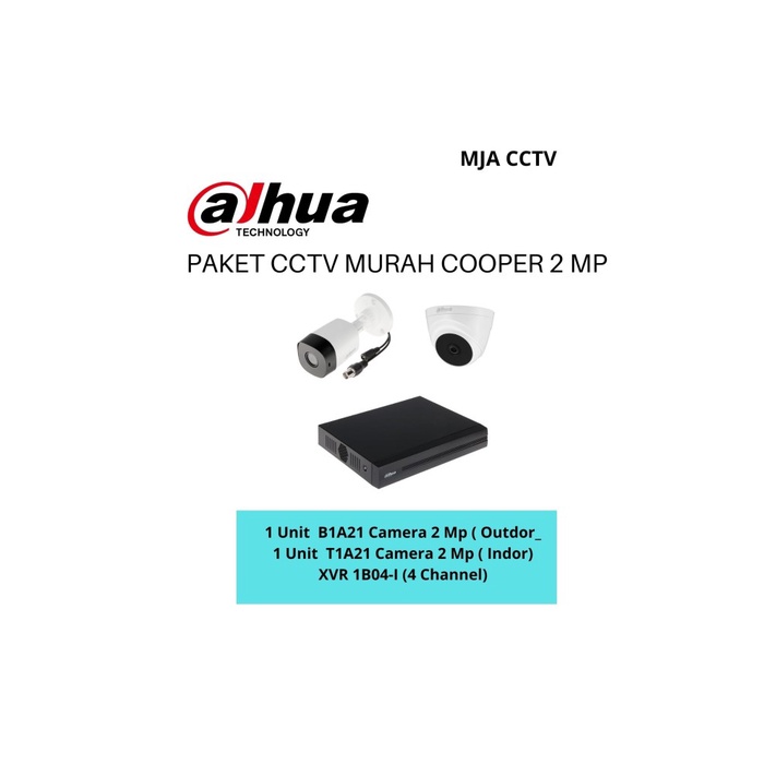 Paket CCTV Murah||Paket CCTV 2MP||Paket CCTV Dahua||cctv murah||cooper